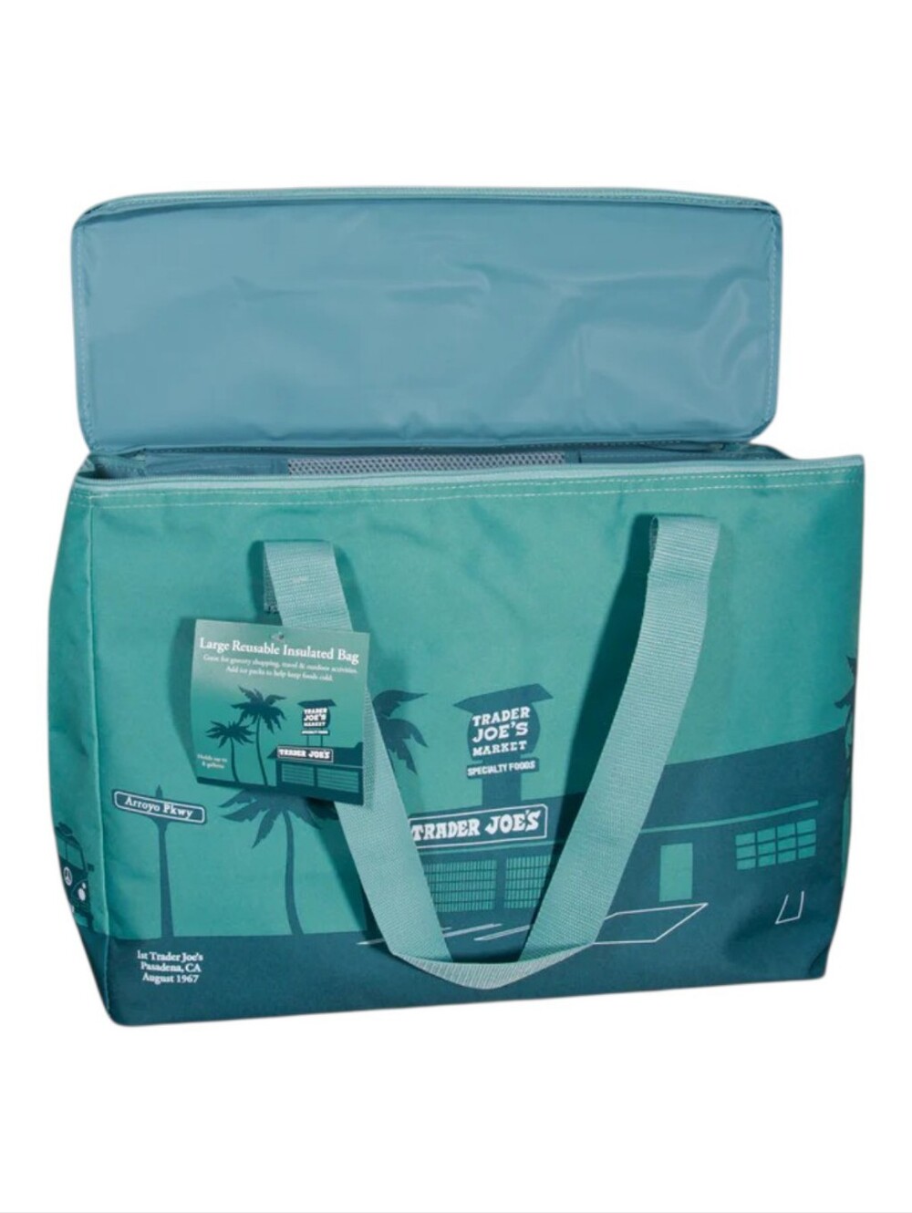 Trader Joe’s Large Insulated Bag - Dusty Blue